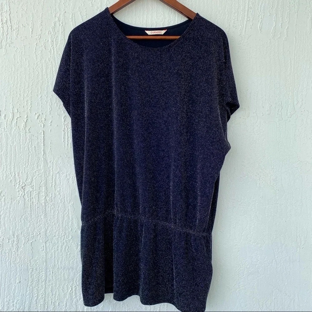 top Tunic 14 Camaieu bat sleeves waist elastic